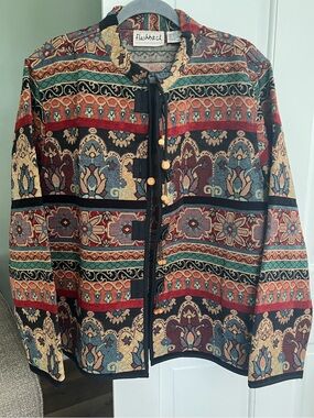 Flashback Tapestry look Artisan Style Jacket size 2X